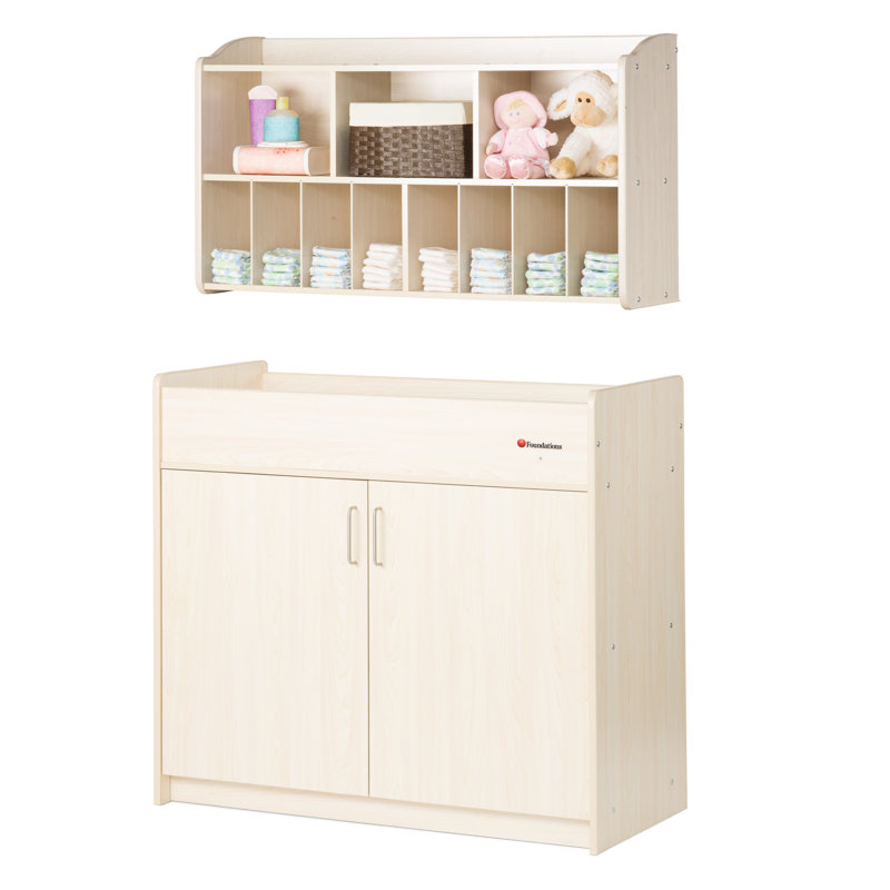 Changing table wall organizer on sale